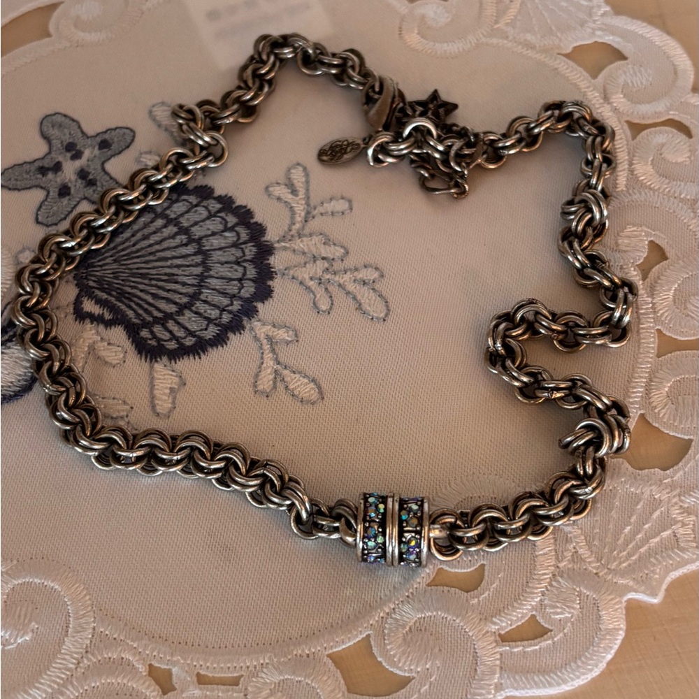 Kirks Folley Silver Magnetic Chain/Crystals